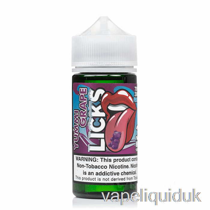 Frozty Yummi Grape - LICKS Roll Upz - 100mL 0mg Vape Juice